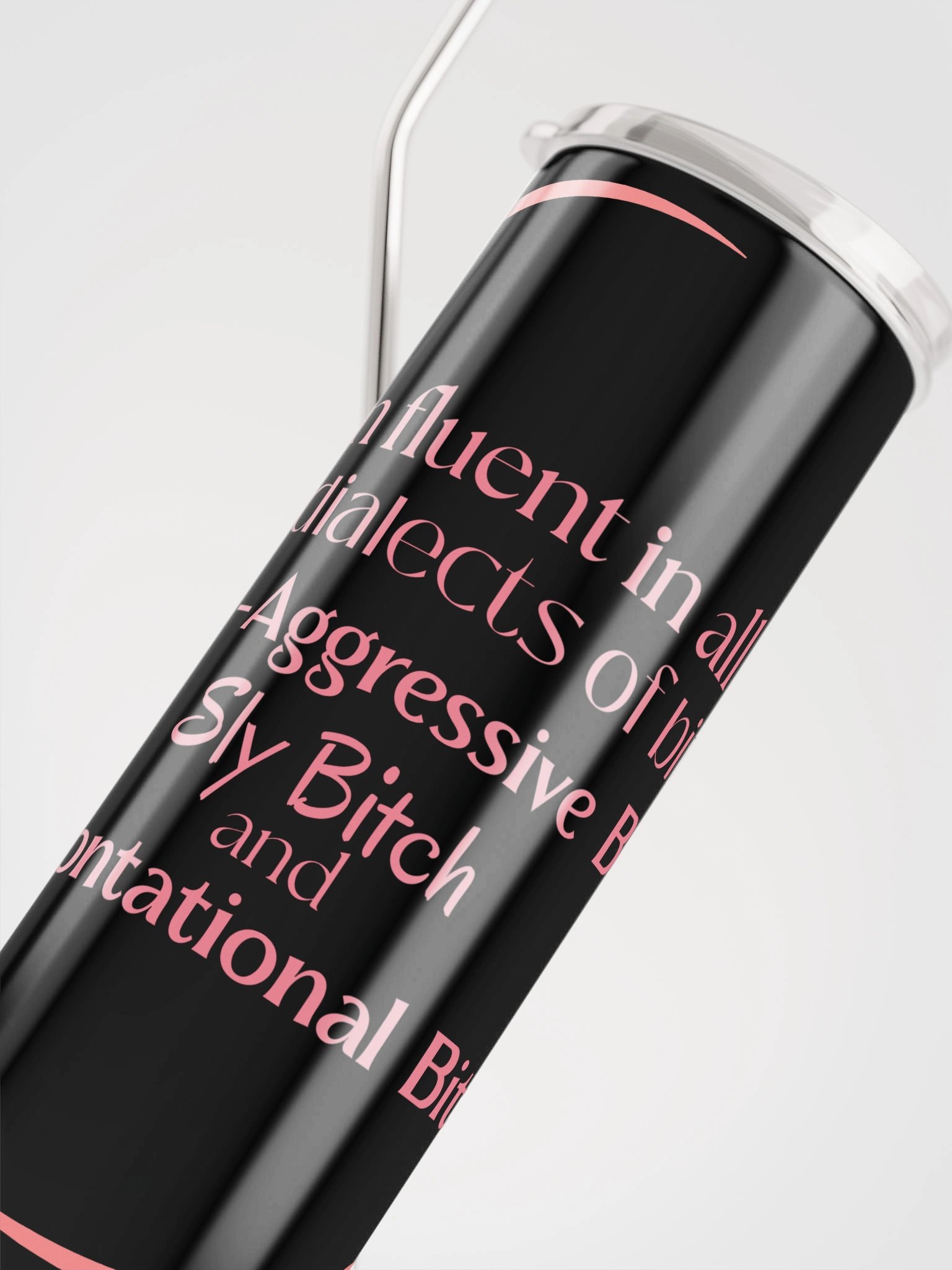 Three dialects.One tumbler. Infinite side-eye. product image (8)