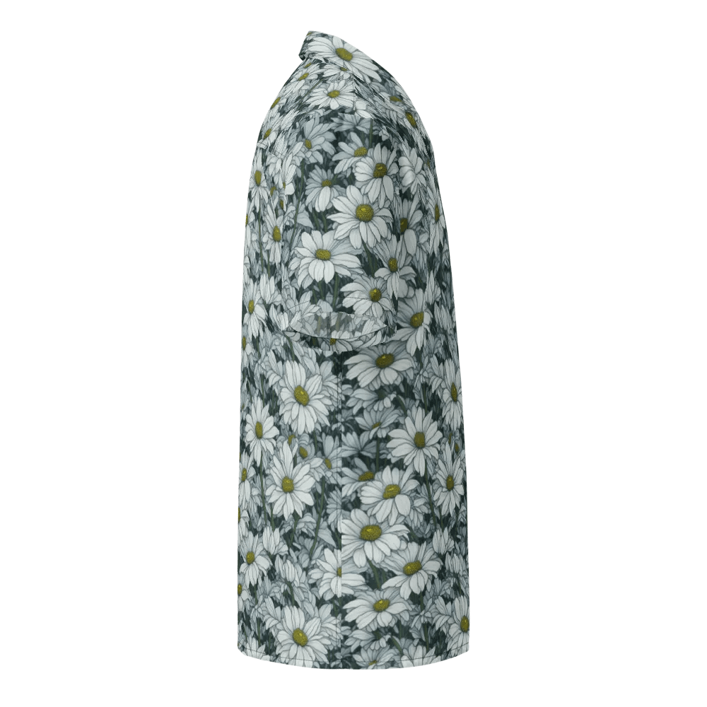 Floral Pattern Field of Daisy Flowers Hawaiian Shirt product image (4)