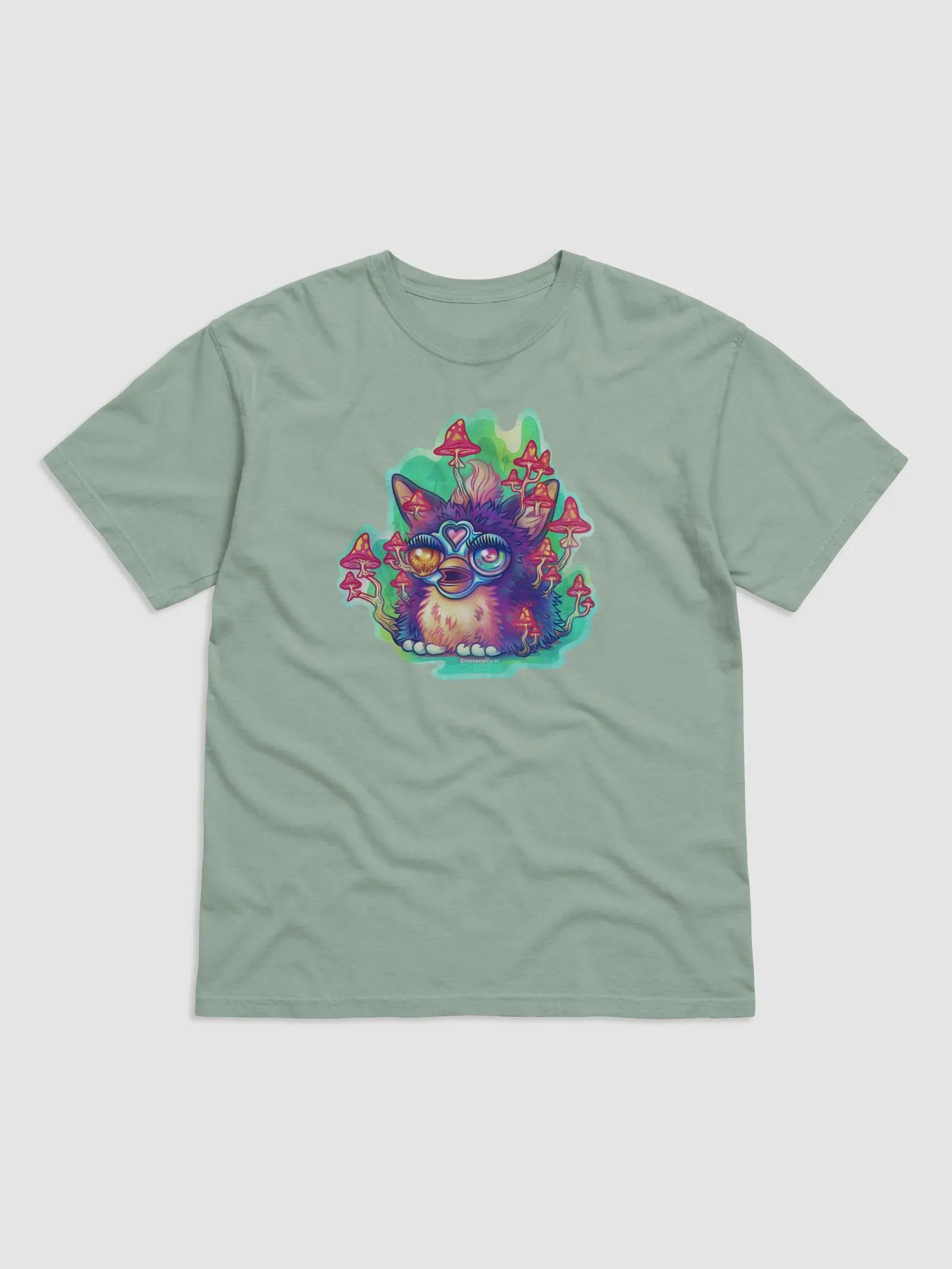 Nostalgic Fungus Creature Heavyweight T-shirt product image (4)