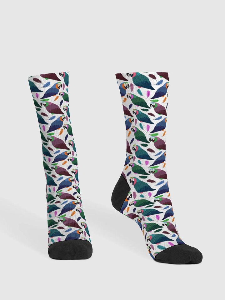 EcoArt Crew: Parrots:Premium Sustainable Socks product image (2)