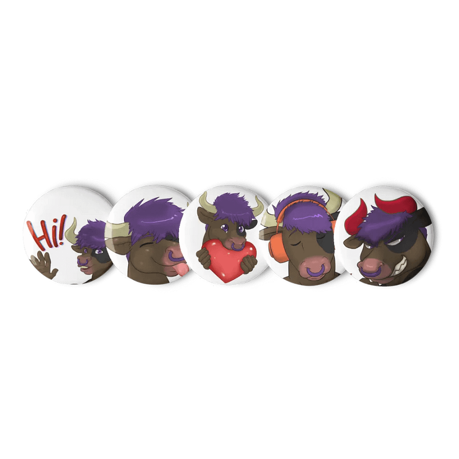 "Bull SFW Series 1" Pins product image (3)
