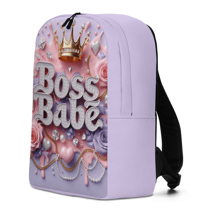 Royal Boss Babe All-Over Print Backpack product image (2)