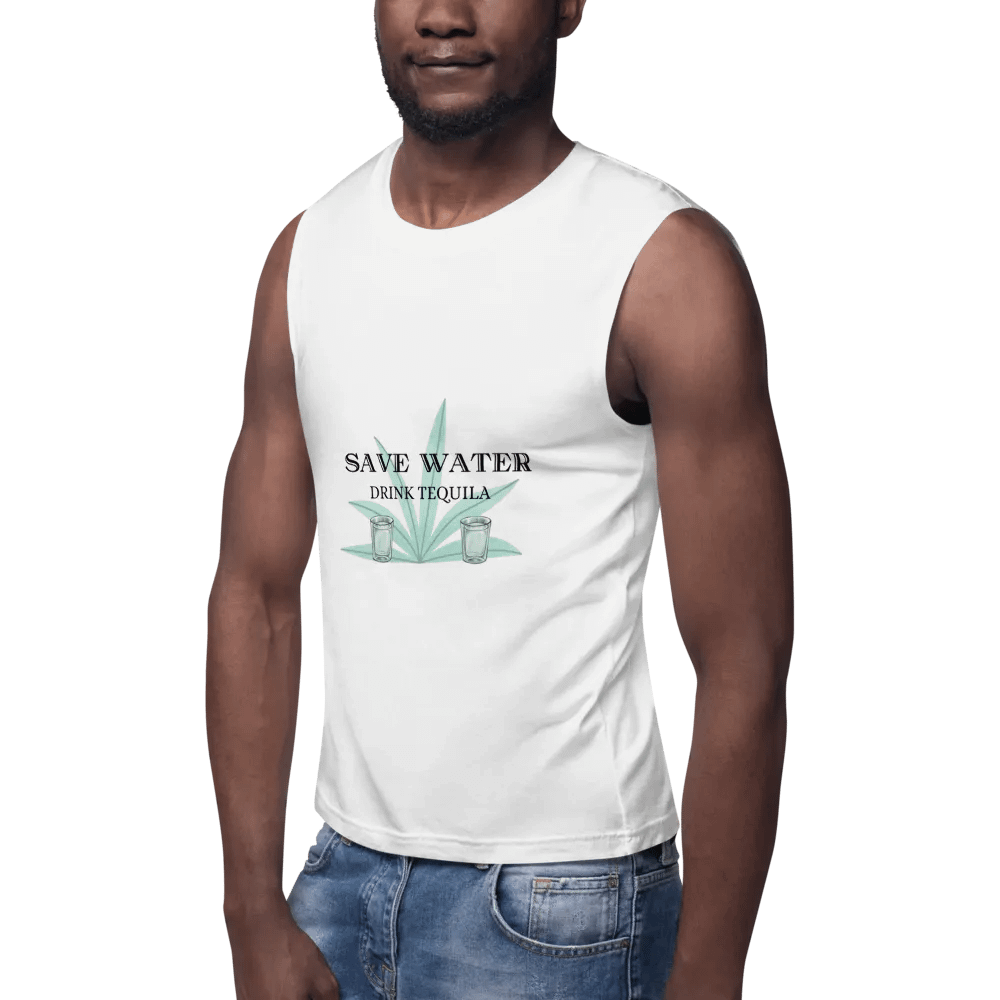 Save Water Muscle Tee product image (7)