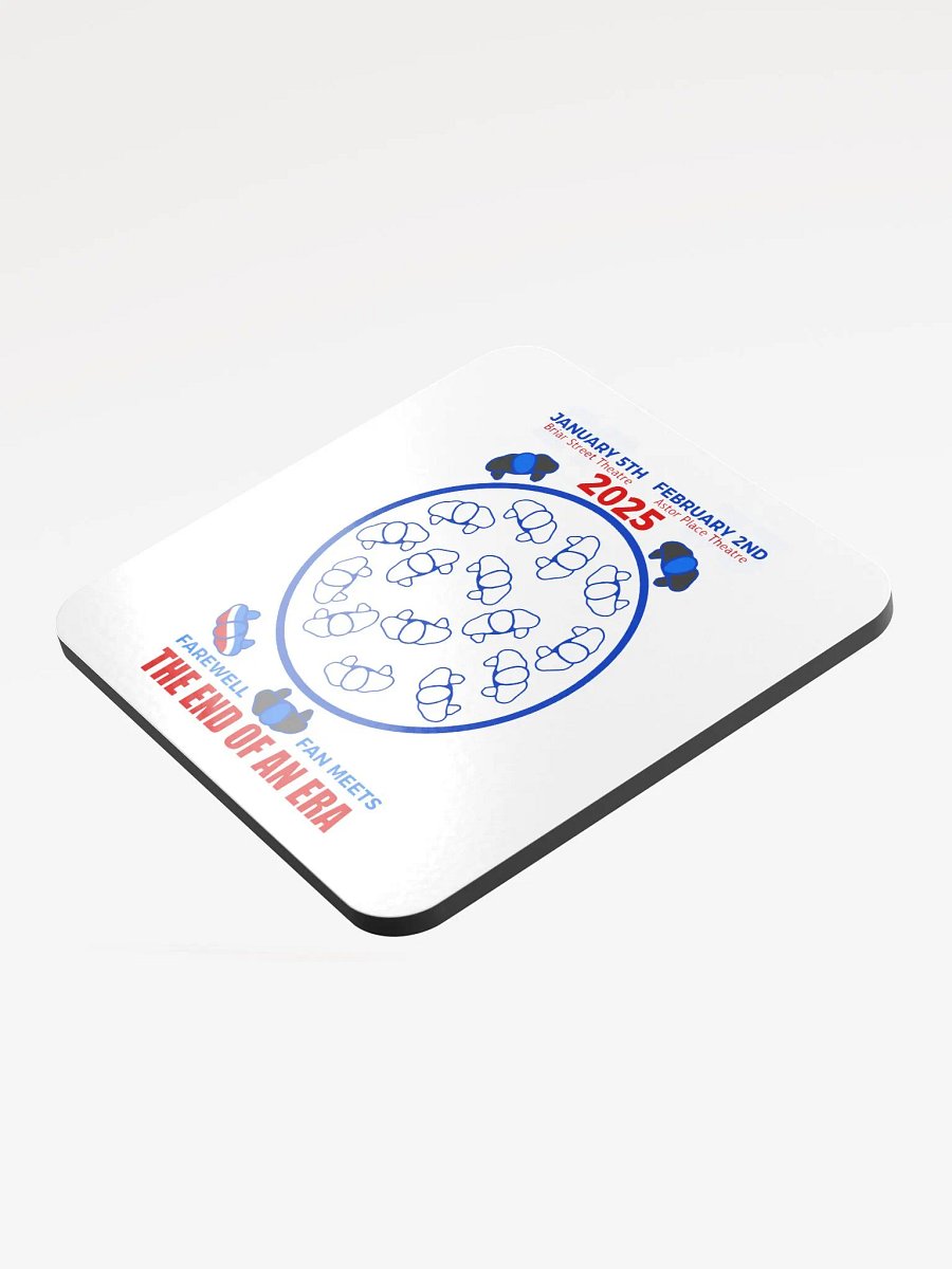 Blue Man Group's Farewell to An Era Fan Glass Coaster product image (3)