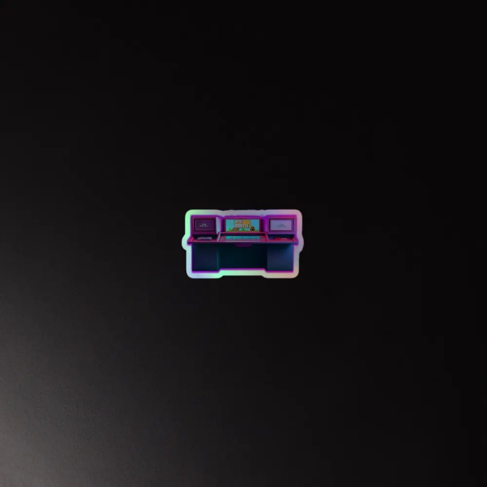 Retro Arcade Holographic Sticker Sheet product image (4)