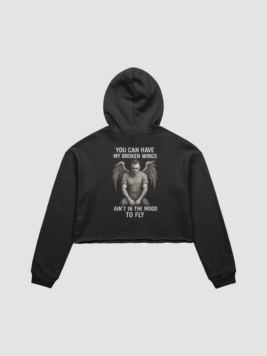 Ain't In The Mood To Fly - Women's Crop Hoodie product image (2)