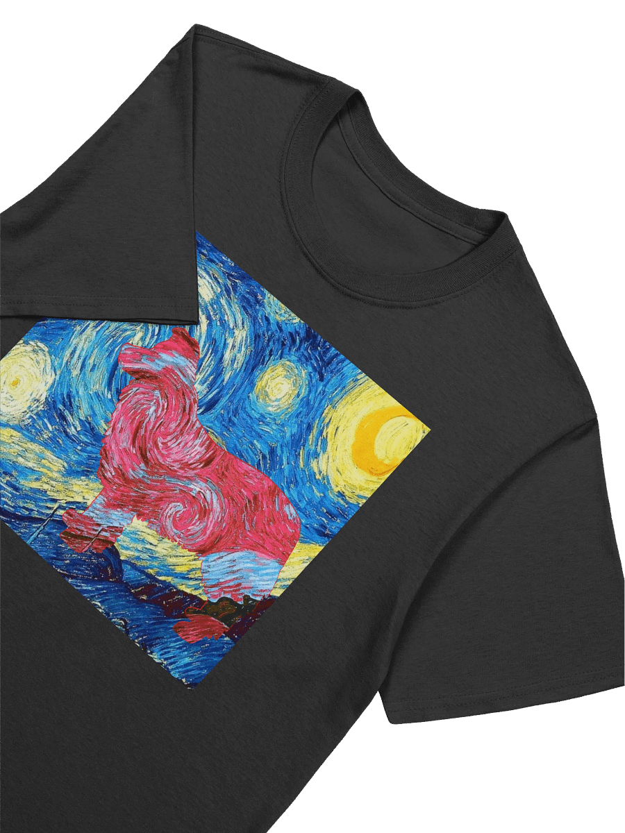Shepherd Dog Starry Night Camouflage Art T-Shirt product image (3)