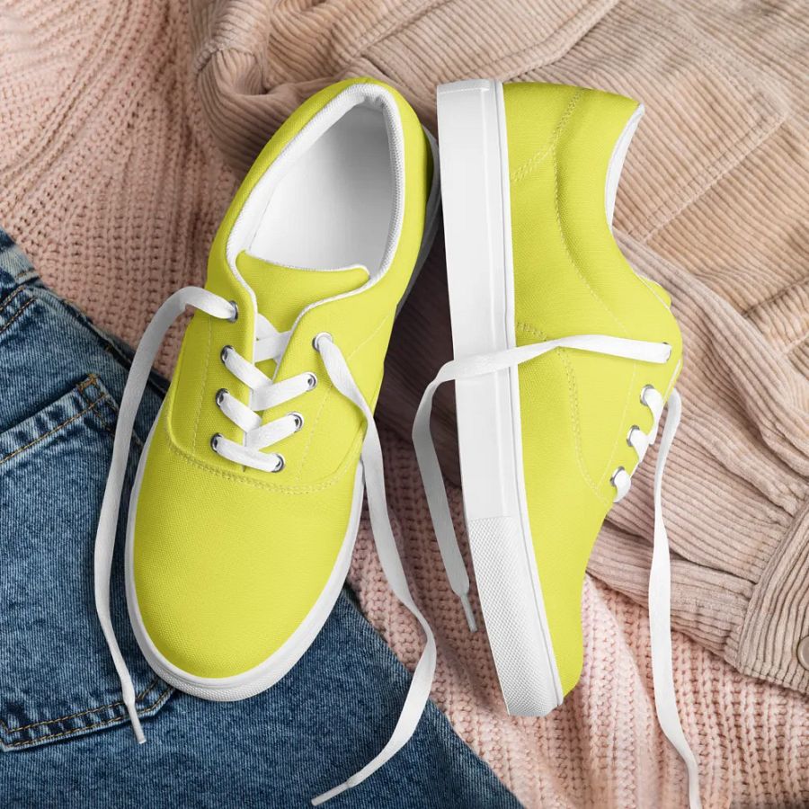 Women's Canvas Shoes - Yellow product image (10)
