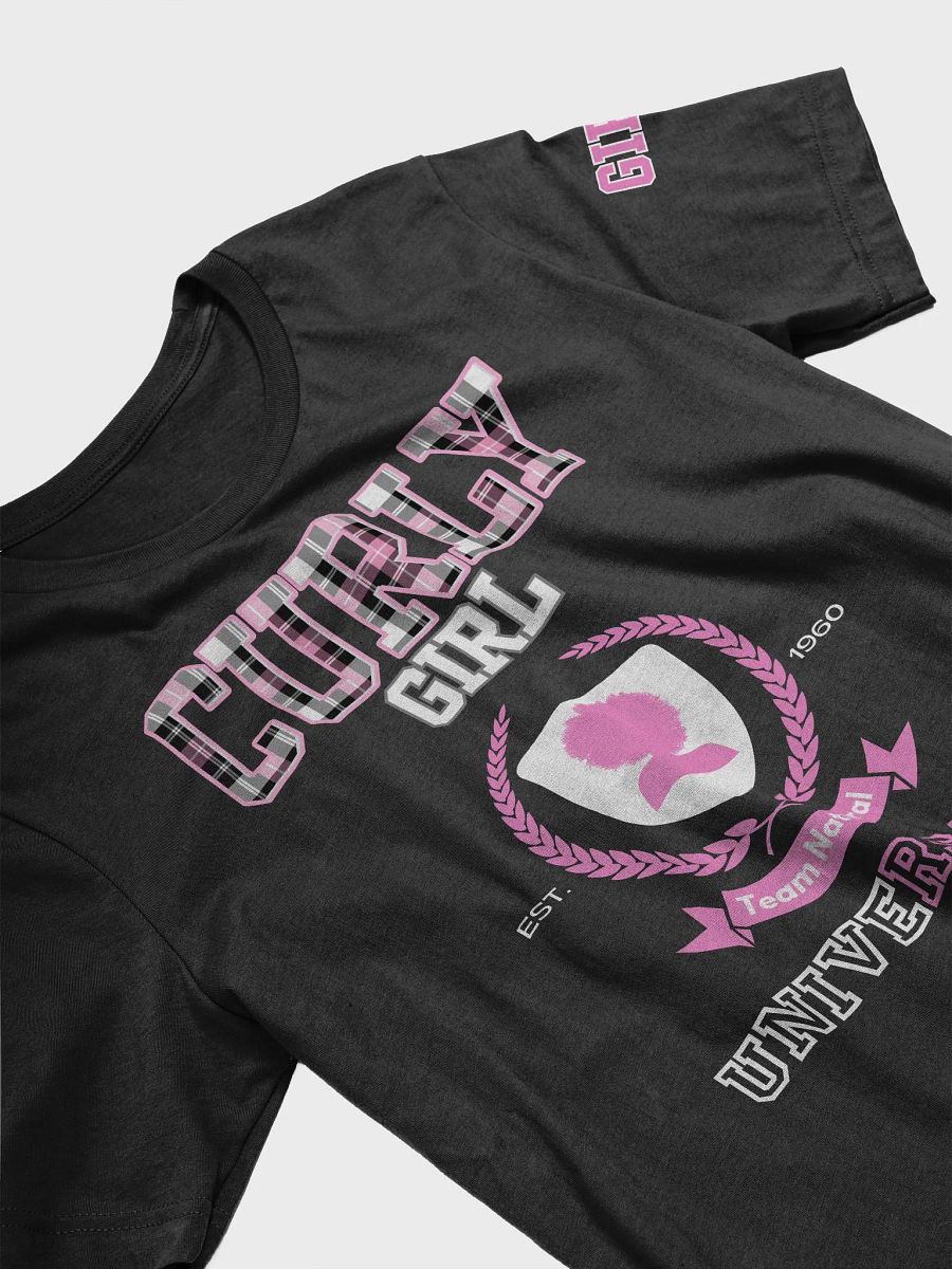Curly Girl University Tee (Plaid) product image (3)