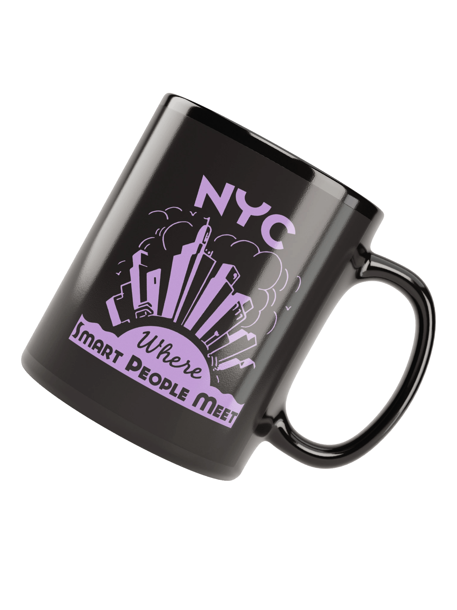 'NYC Smart' Black Mug product image (5)