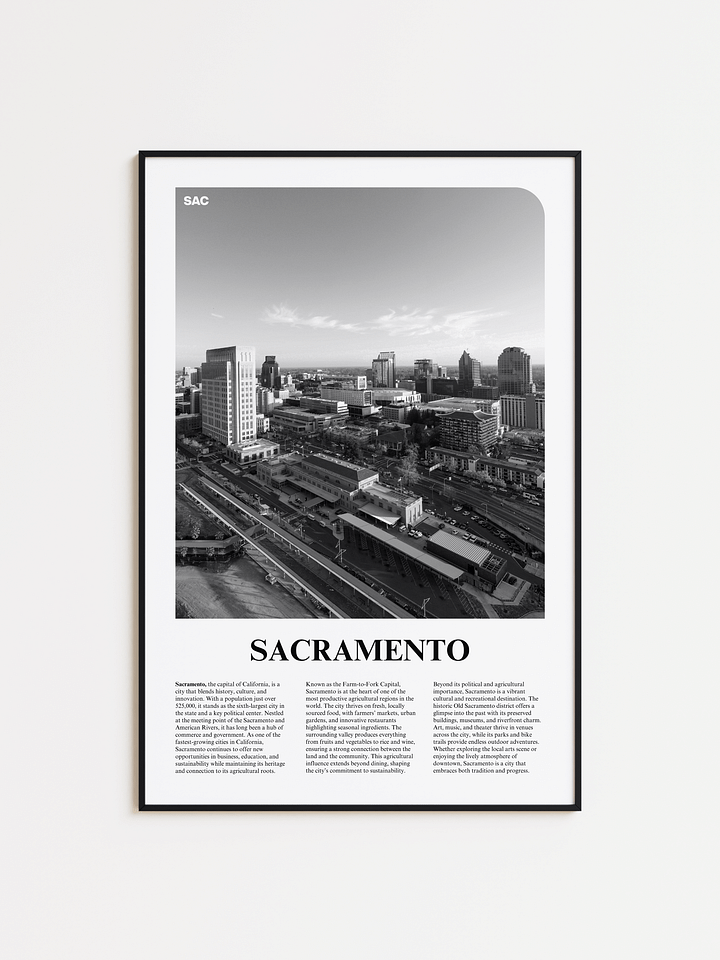 Sacramento 02 Newspaper Poster product image (1)