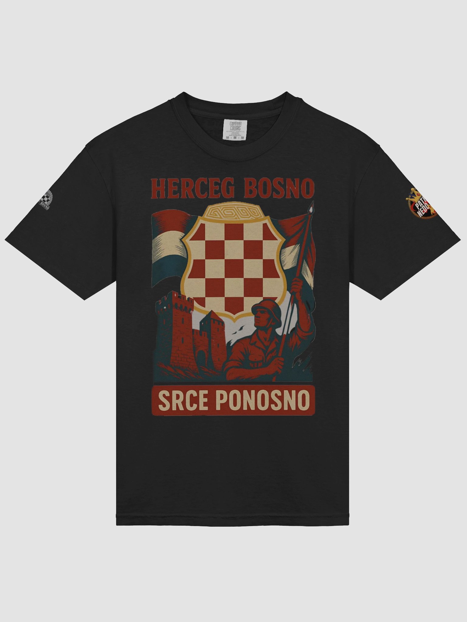 Herceg Bosna Shield Logo T-Shirt product image (7)