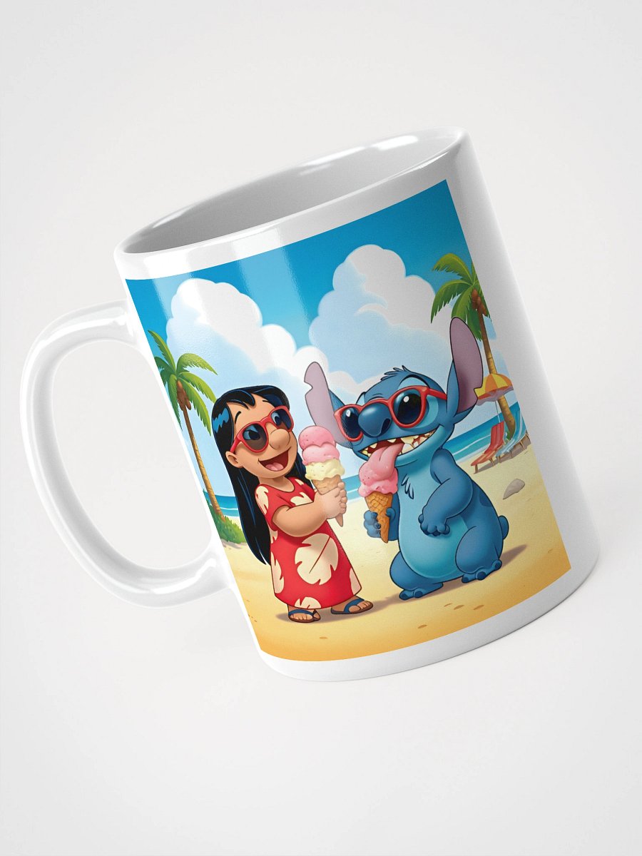 White Glossy Mug Lilo & Stitch product image (4)