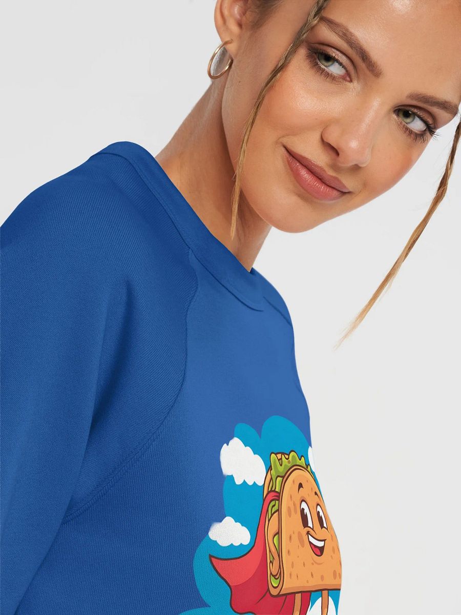 Taco Tuesday Superhero Raglan Sweatshirt Bella+Canvas (Unisex) product image (41)
