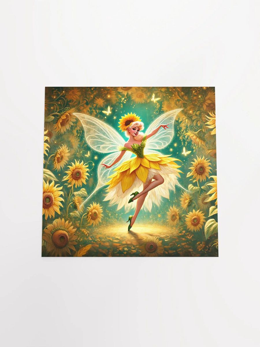 Sunflower Fairy Fantasy Premium Matte Poster product image (17)