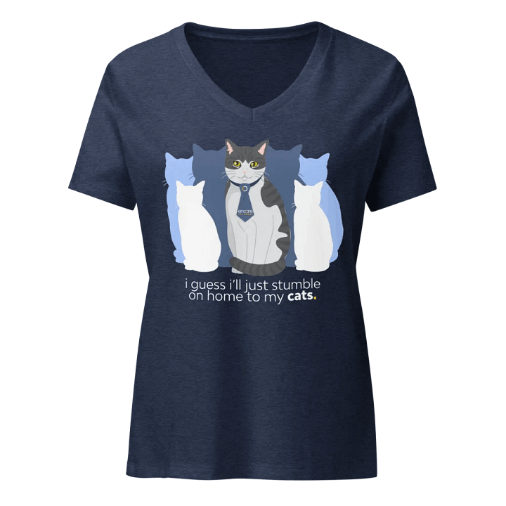 Encore Stumble Home to My Cats Women's Bella+Canvas T-Shirt product image (1)