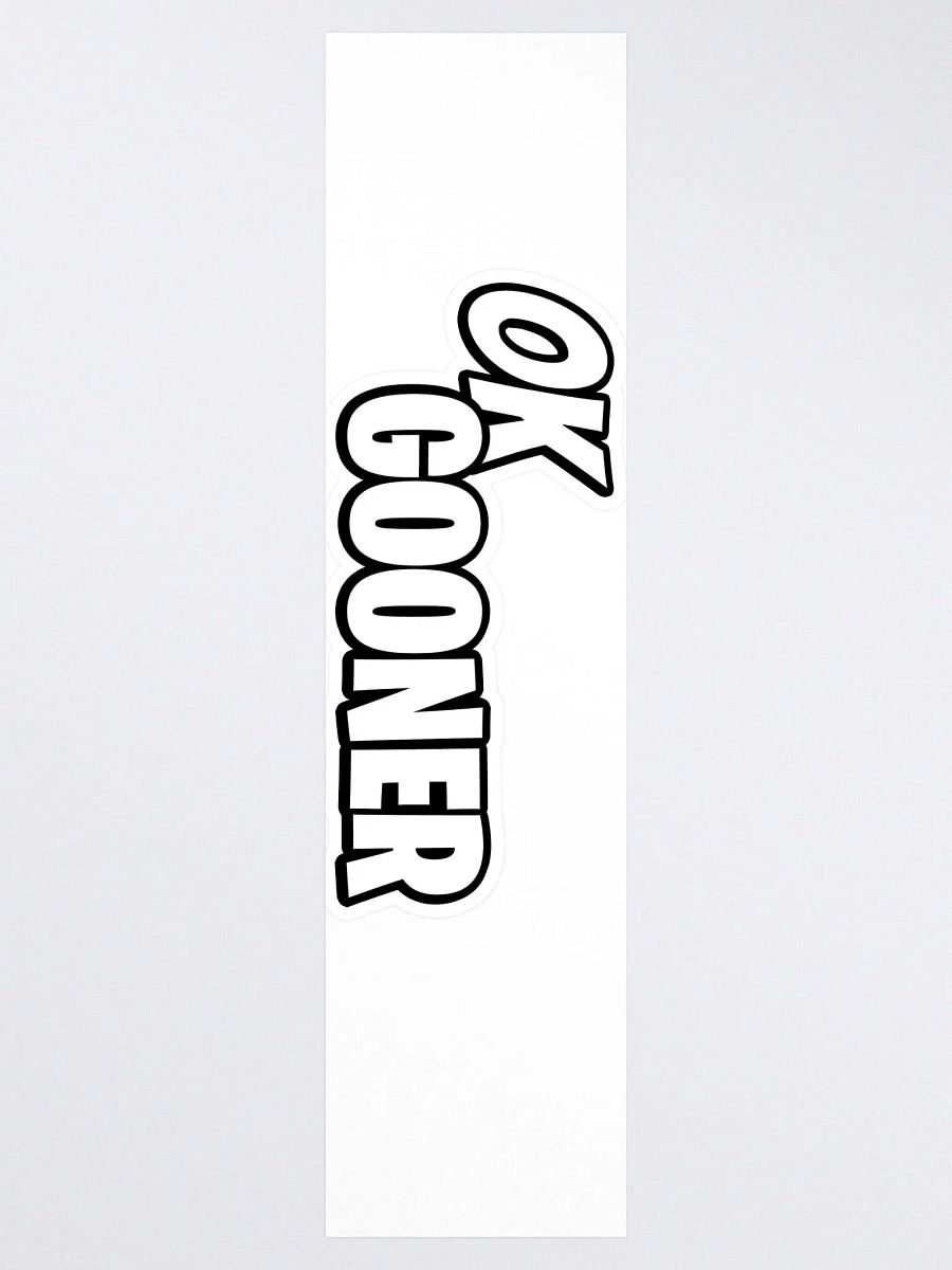 OK GOONER STICKER product image (3)