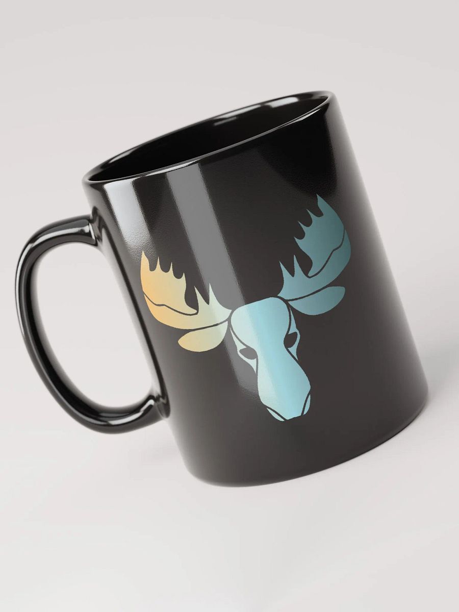 Madish Moose Black Glossy Mug product image (3)
