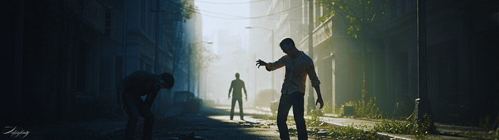 Zombie Apocalypse Desktop Wallpaper Collection #1 (3840x1080) product image (2)