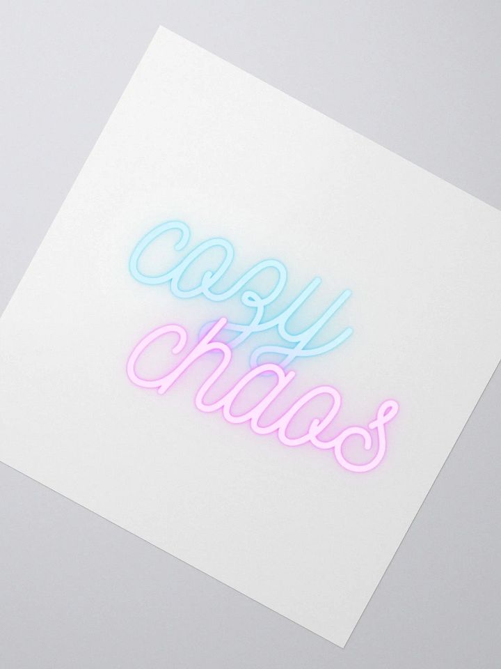 Cozy Chaos Sticker product image (2)