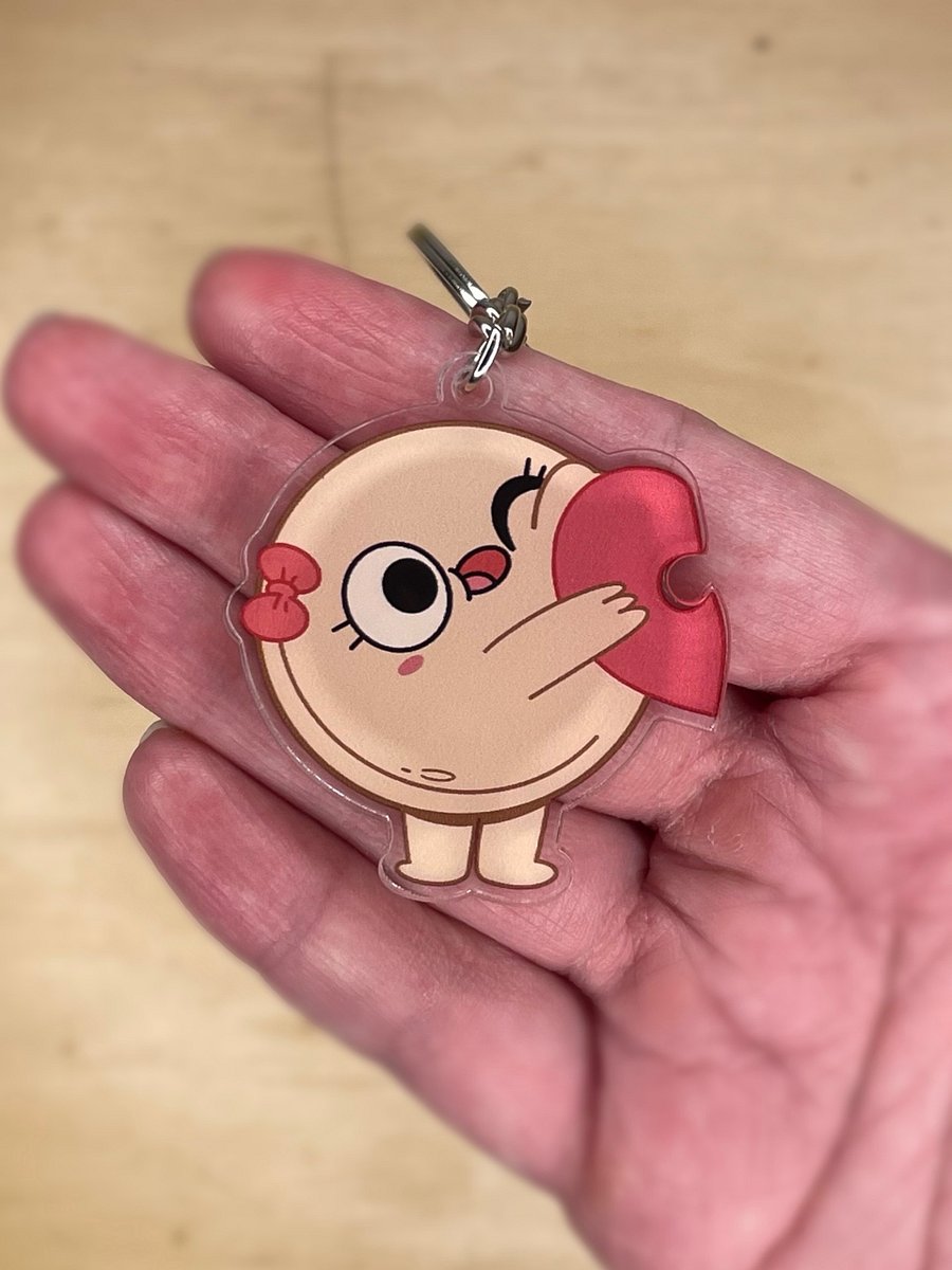 Acrylic Keychain - Pancake - 1.5