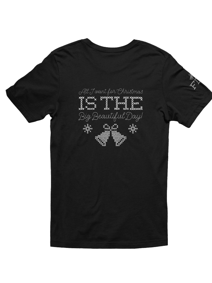 All I Want For Christmas Cross-Stitch Tee | Bella+Canvas product image (2)