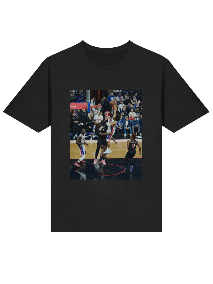 Cade Cunningham Dunking Over Drummond NBA Shirt product image (2)