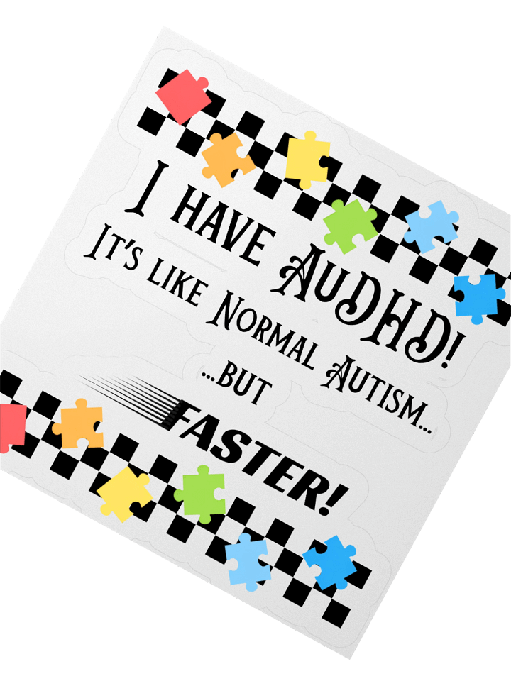 AuDHD Vinyl Stickers product image (2)
