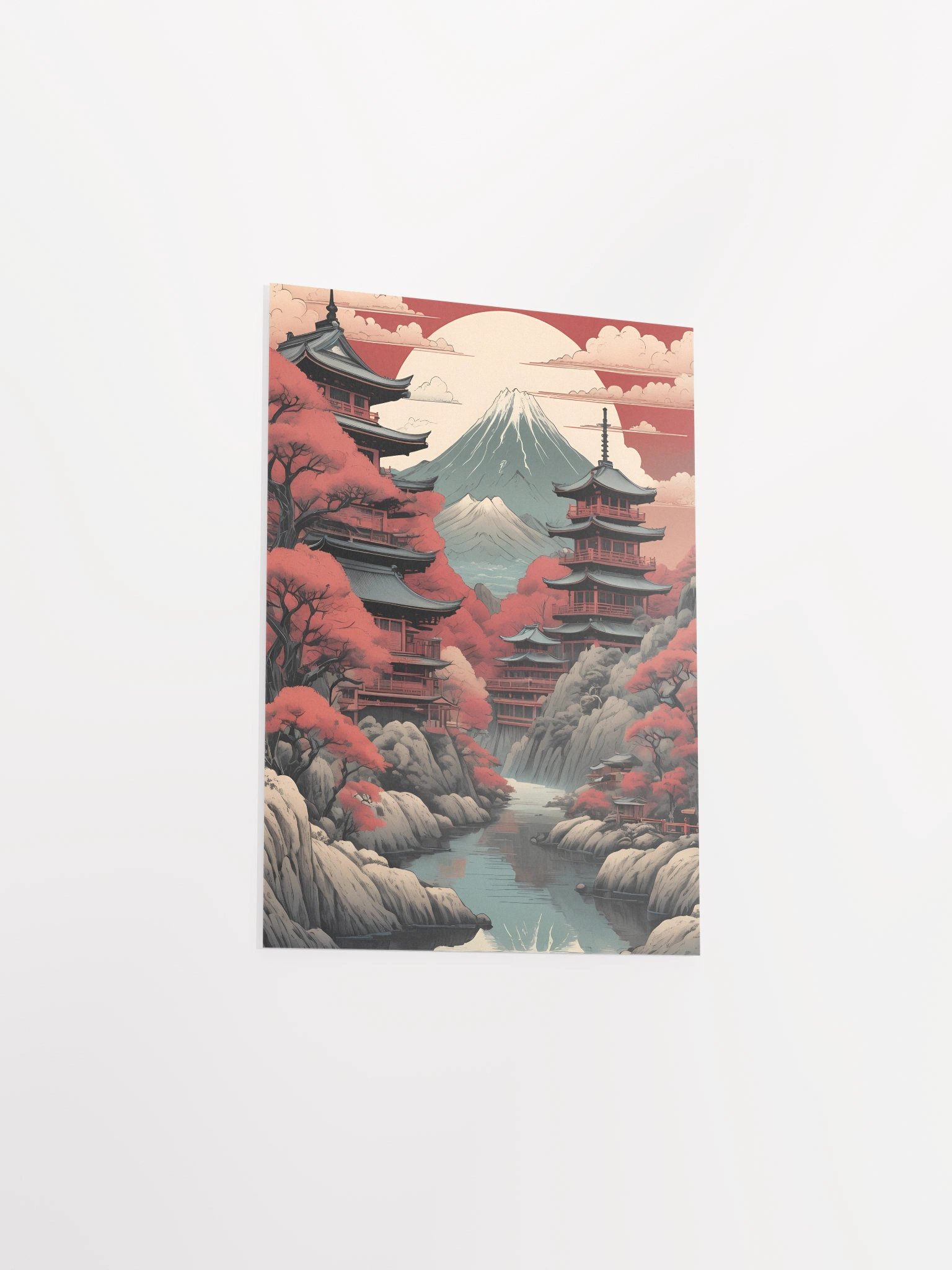 Serene Japanese Pagoda Poster product image (5)