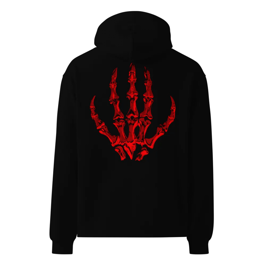 Gradient Typography Hoodie - Bloody Red product image (3)
