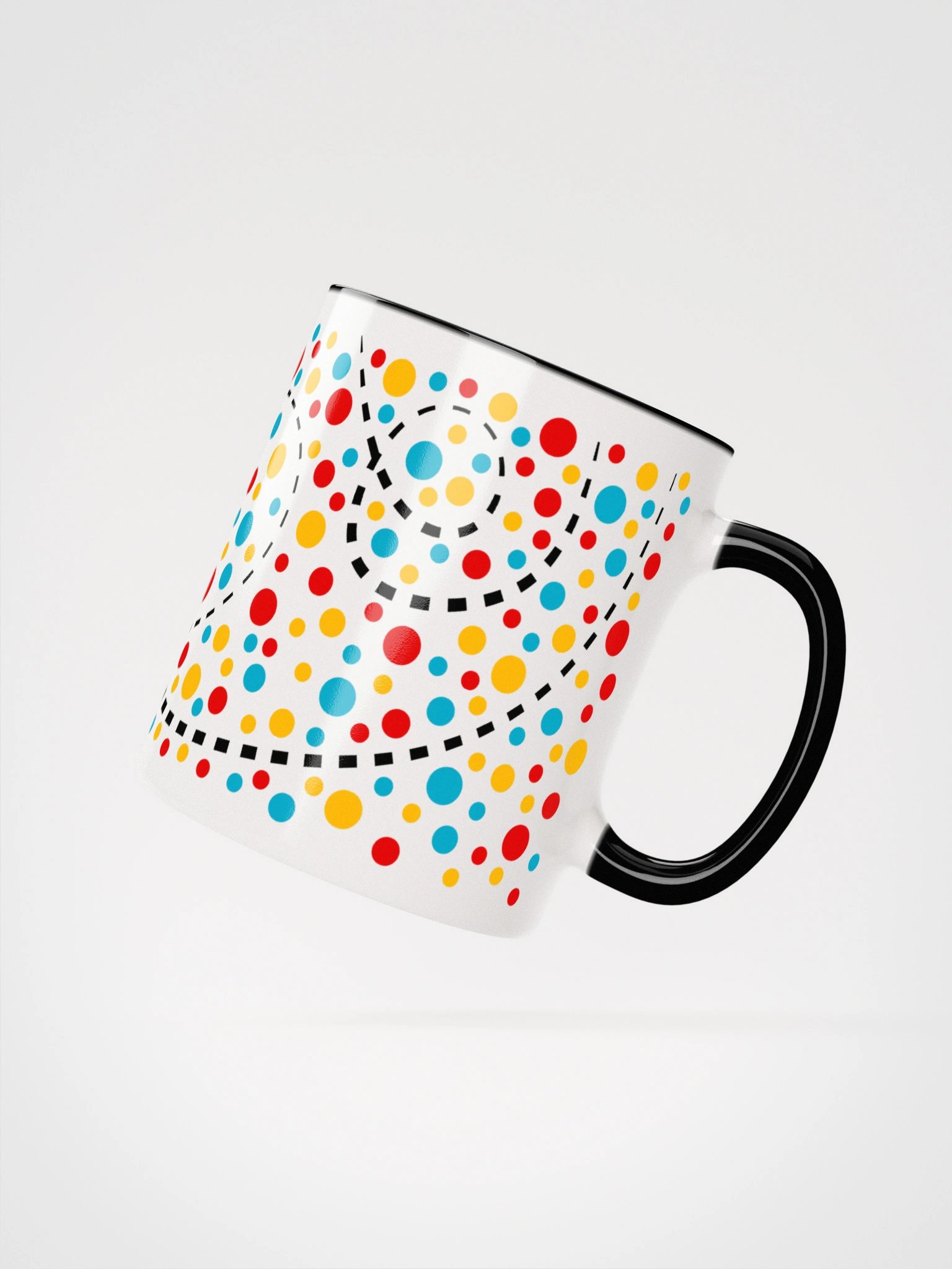 Mug - Dashes & Dots - White product image (2)
