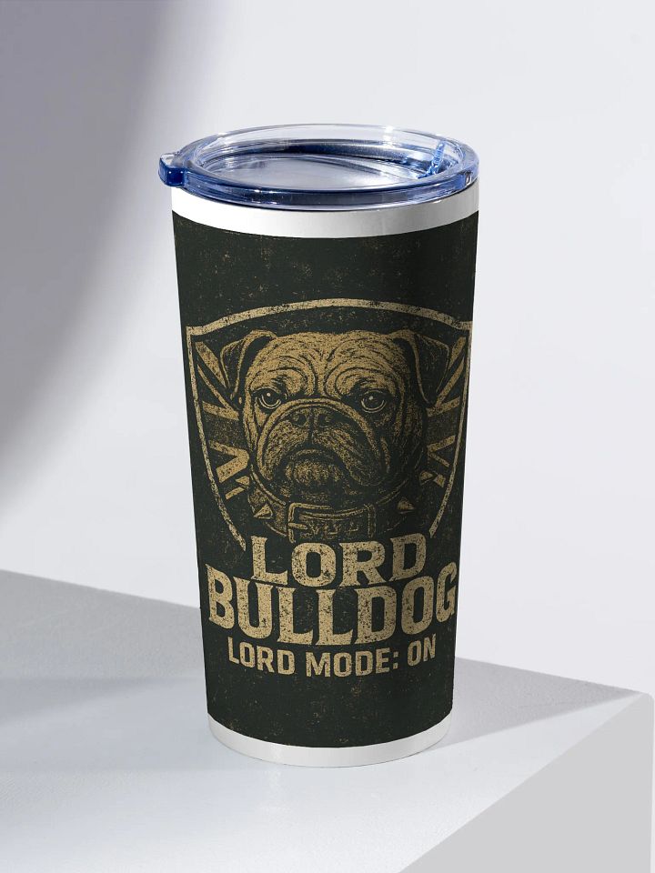 Vintage Lord Bulldog Stainless Steel Tumbler product image (2)