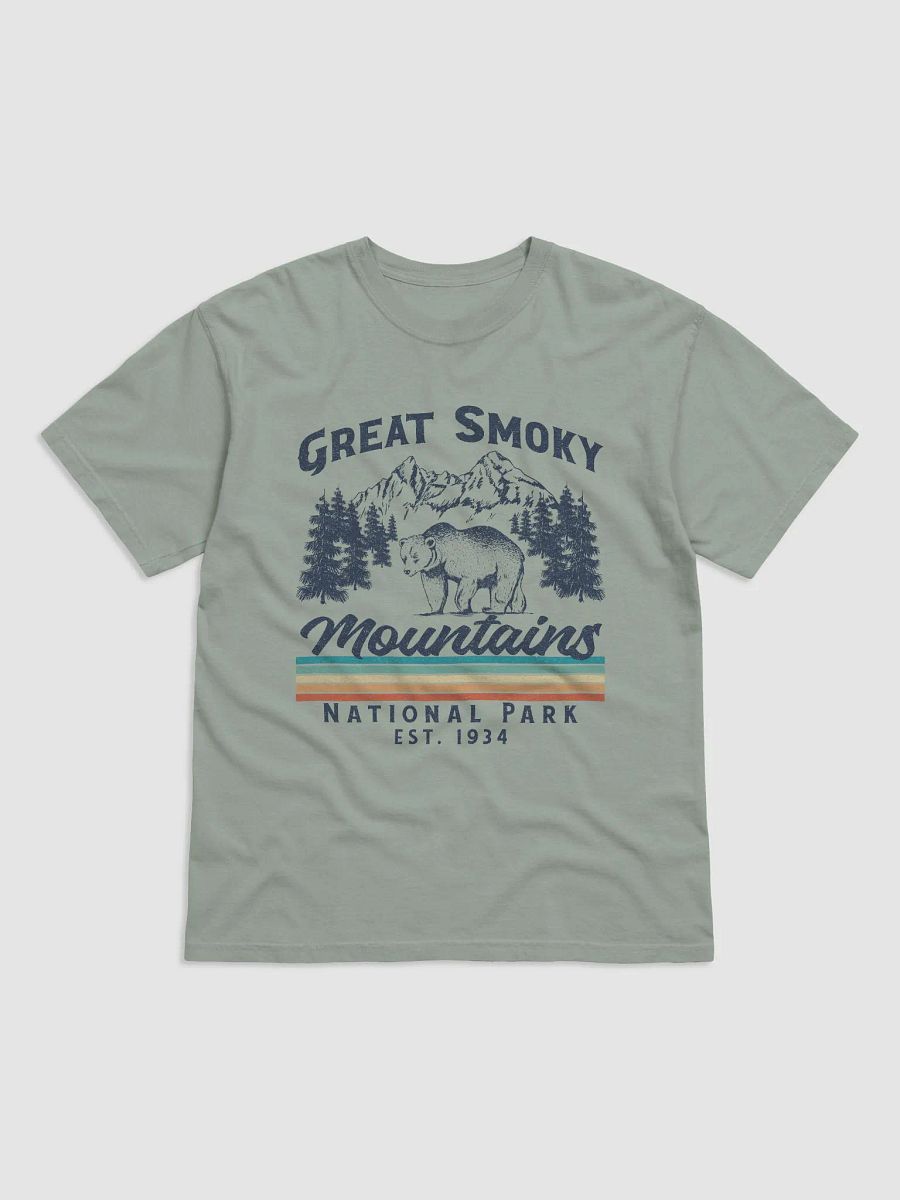 Black Bear in Great Smoky Mountains National Park Tee | Retro-Style Western T-Shirt for Travel and Road Trips product image (2)