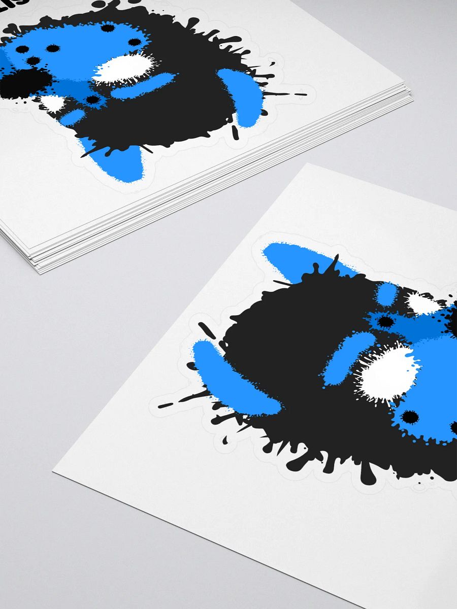 Pup Splatter Sticker - Blue product image (4)