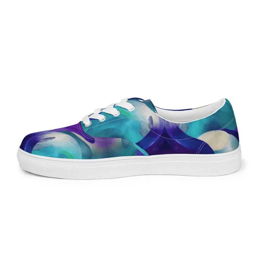 Ethereal Waves Women's Canvas Shoes product image (7)
