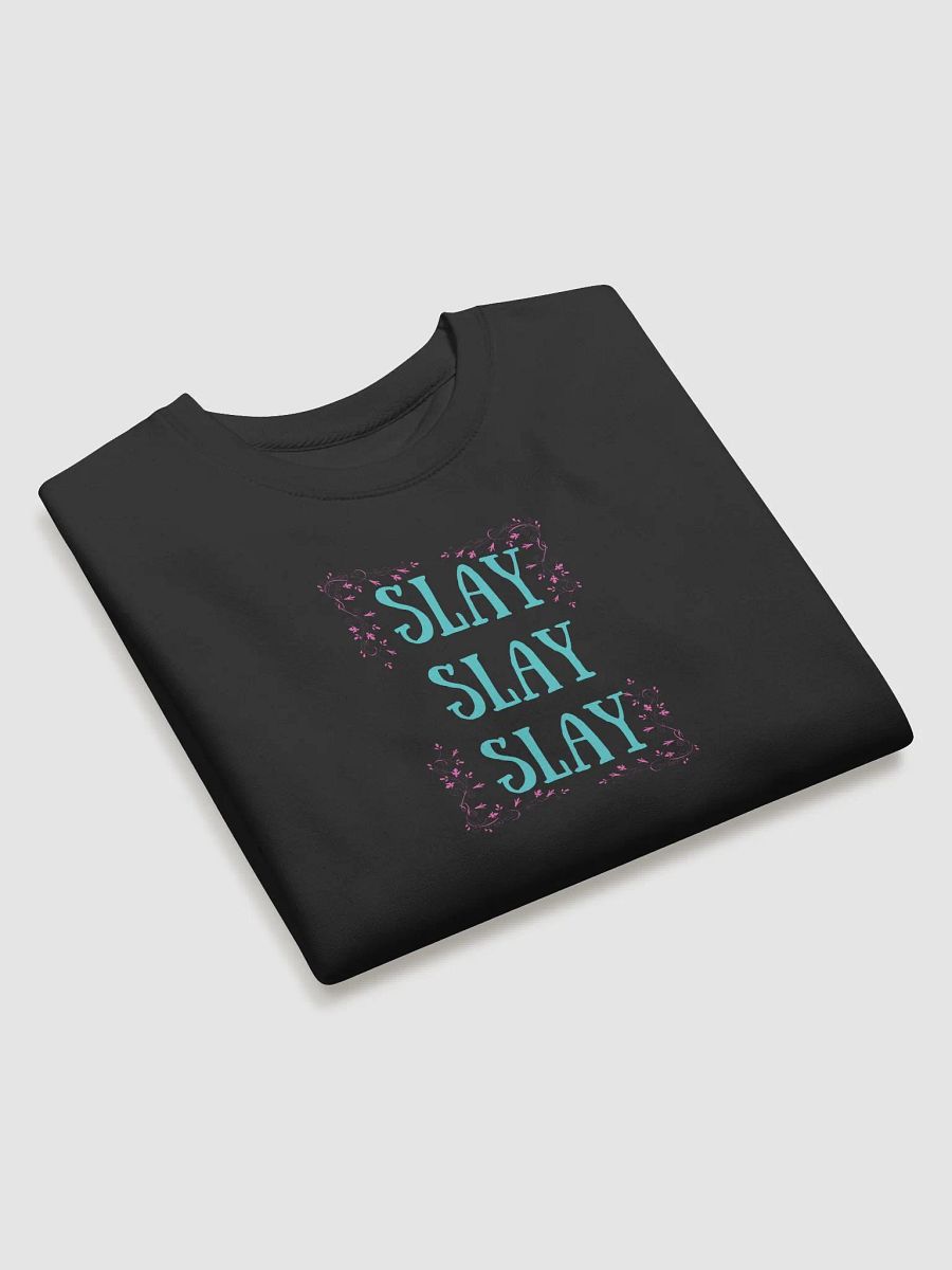 Slay All Day Glitter Graphic Sweatshirt product image (15)