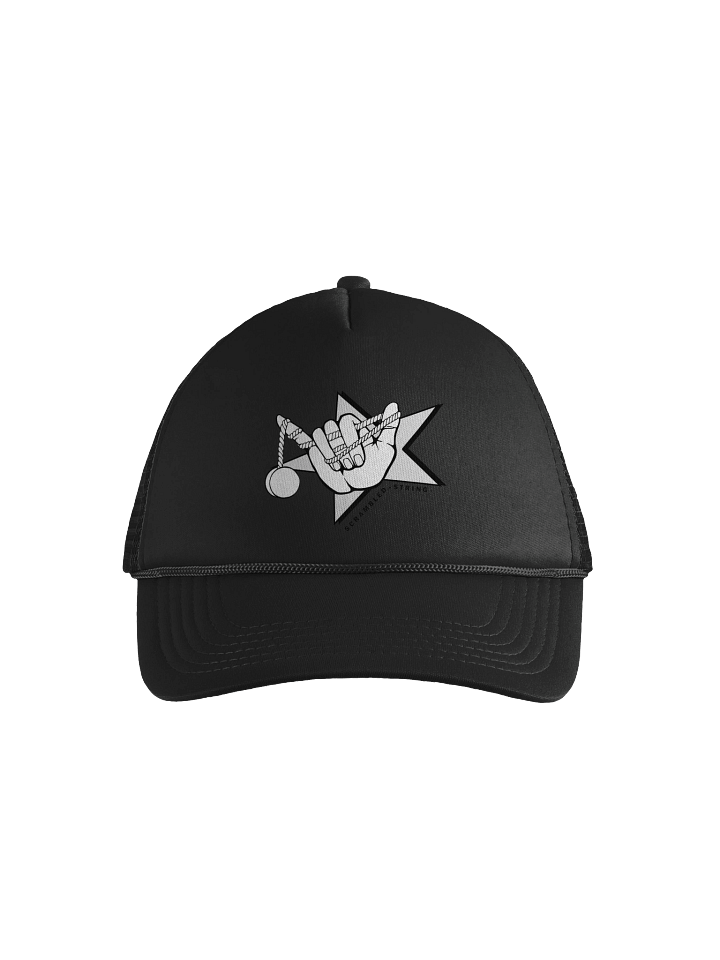 Scrambled String Star Trucker Hat Black product image (1)