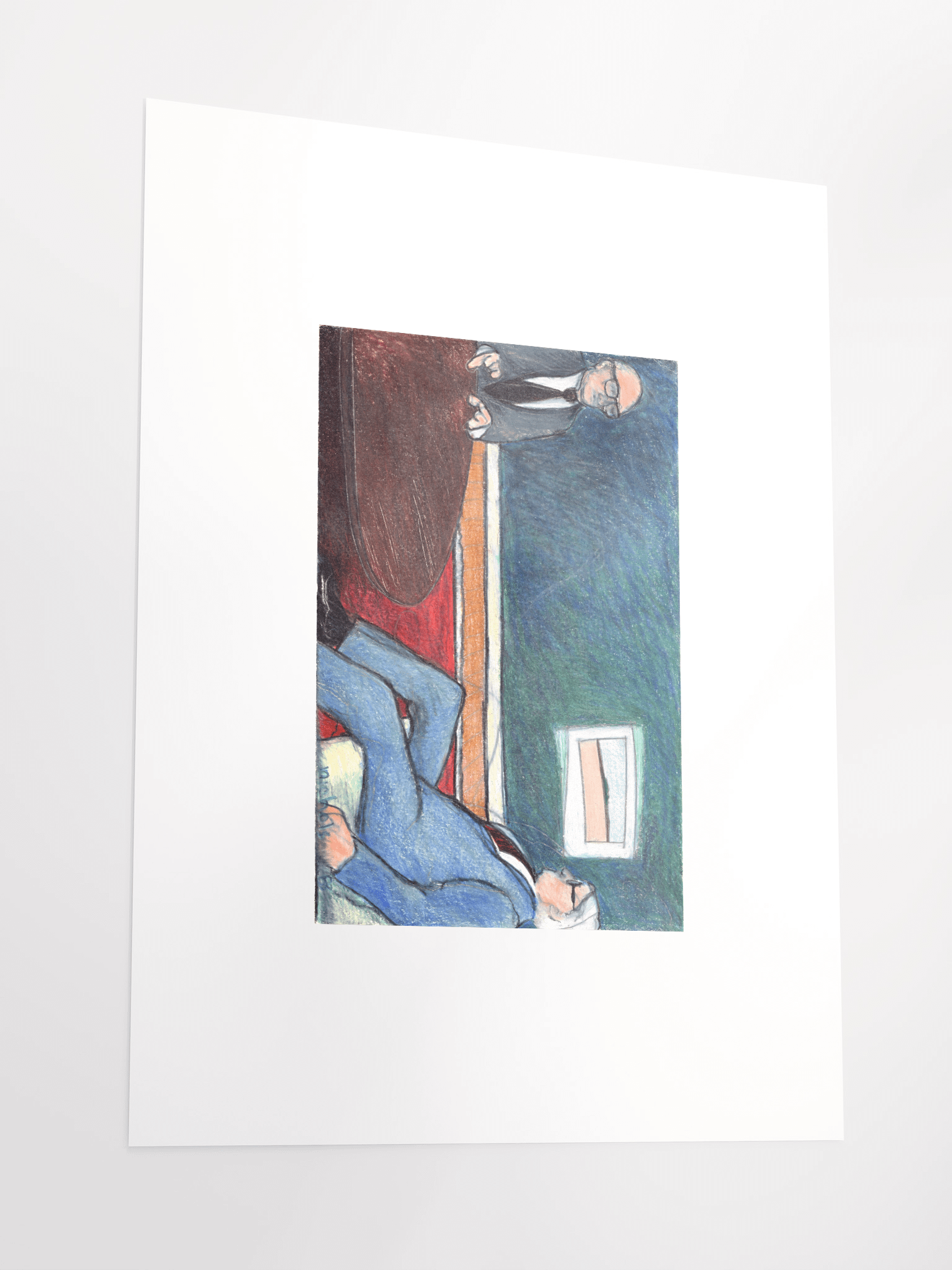 Boys at the Conference Table 01.83 print product image (4)