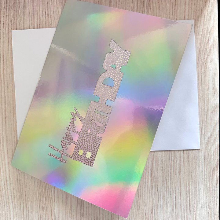 Akulens A5 Silver Metallic Soul Winner Birthday Card product image (1)