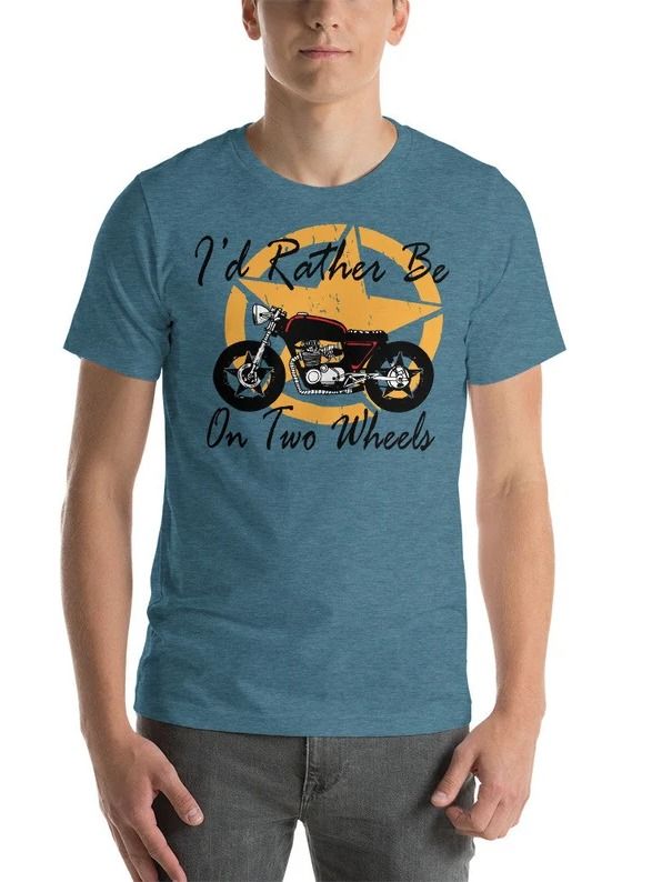 I'd Rather Be On Two Wheels t-shirt product image (3)