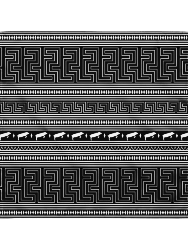 Epicurean Amphora LIGHT (ALL-OVER PRINT BANDANA) product image (7)