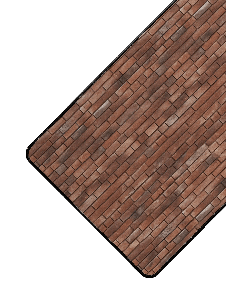 Brick Cladded Wall Desk Mat by Treasure Pie product image (3)