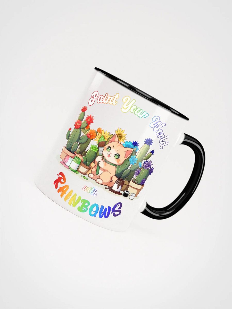 Rainbow Kitten Artist 2 Colors Mug product image (1)