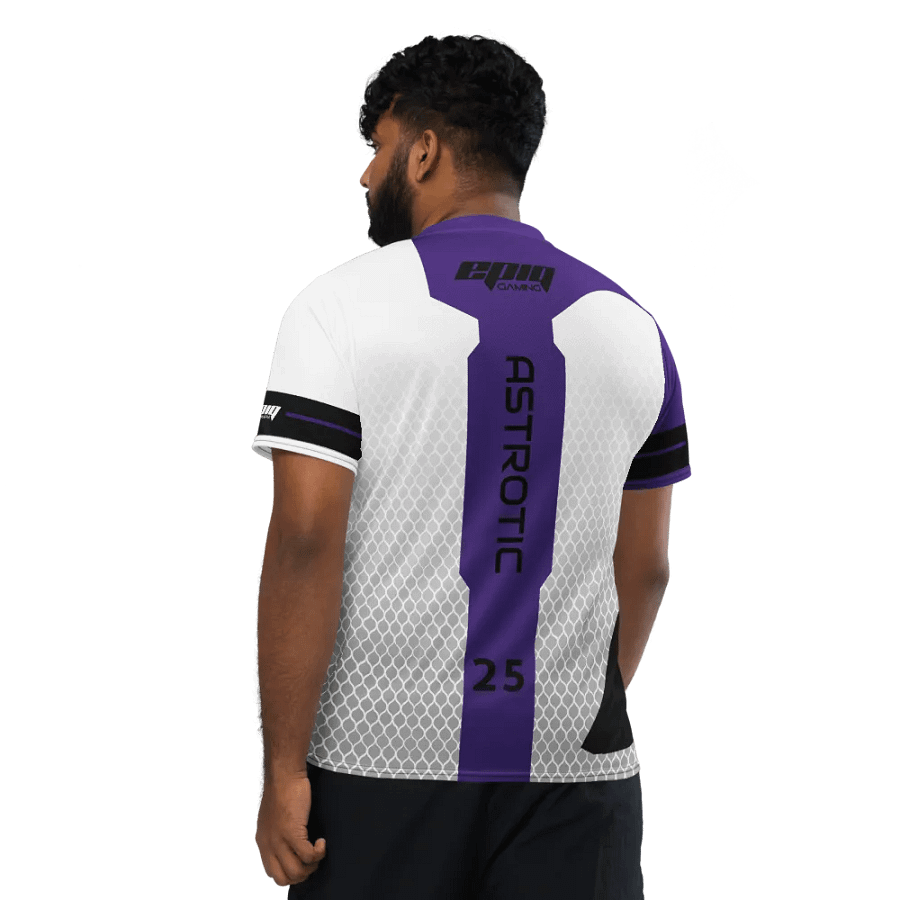 White "Astrotic" Elite Pro Jersey - EpiQ Purple product image (3)
