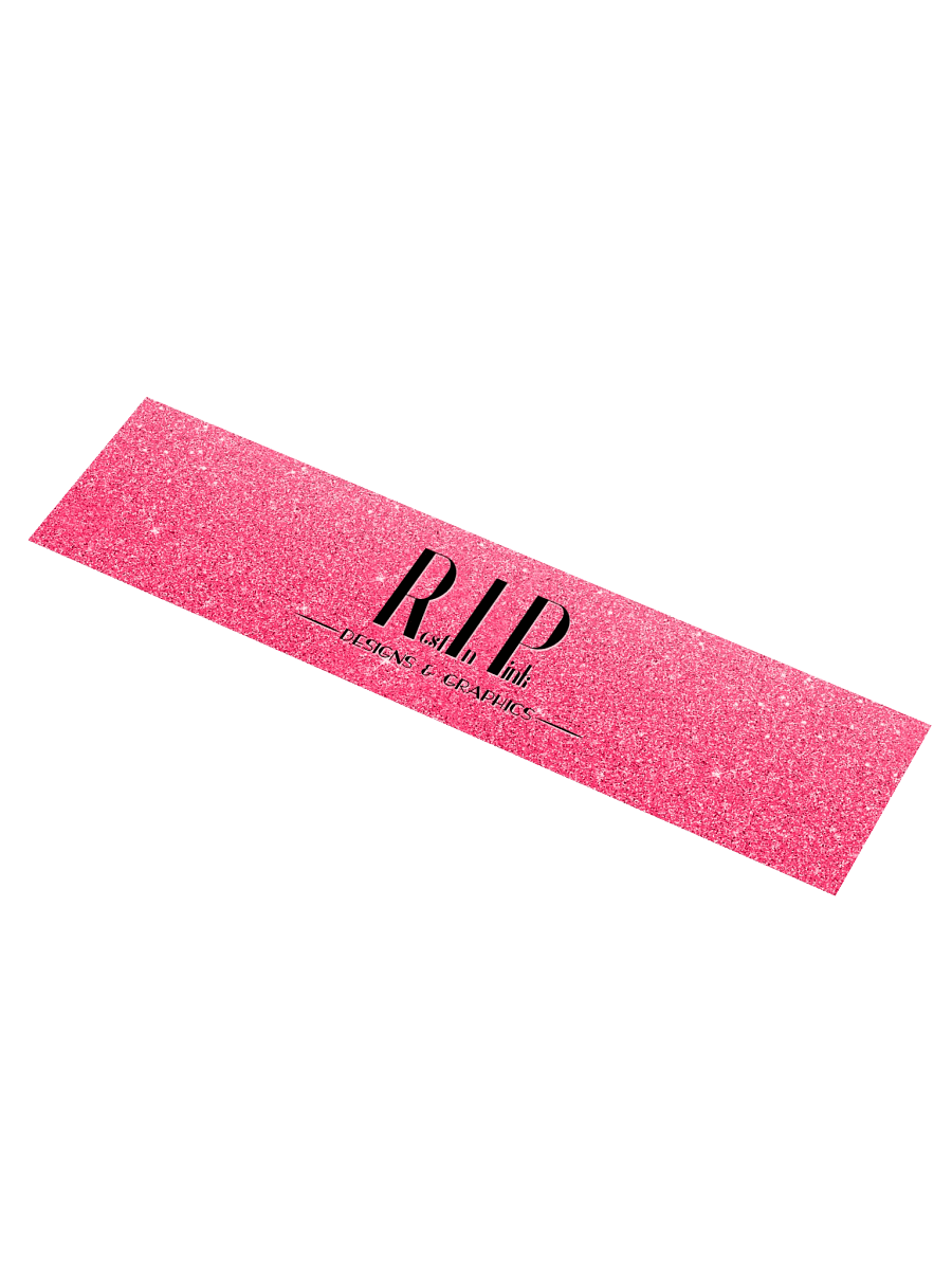 RIP Minimalist Dark Glitter Logo Bumper Sticker product image (1)