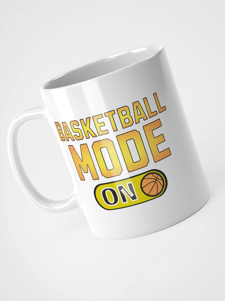 Basketball Mode On - White Glossy Mug product image (2)