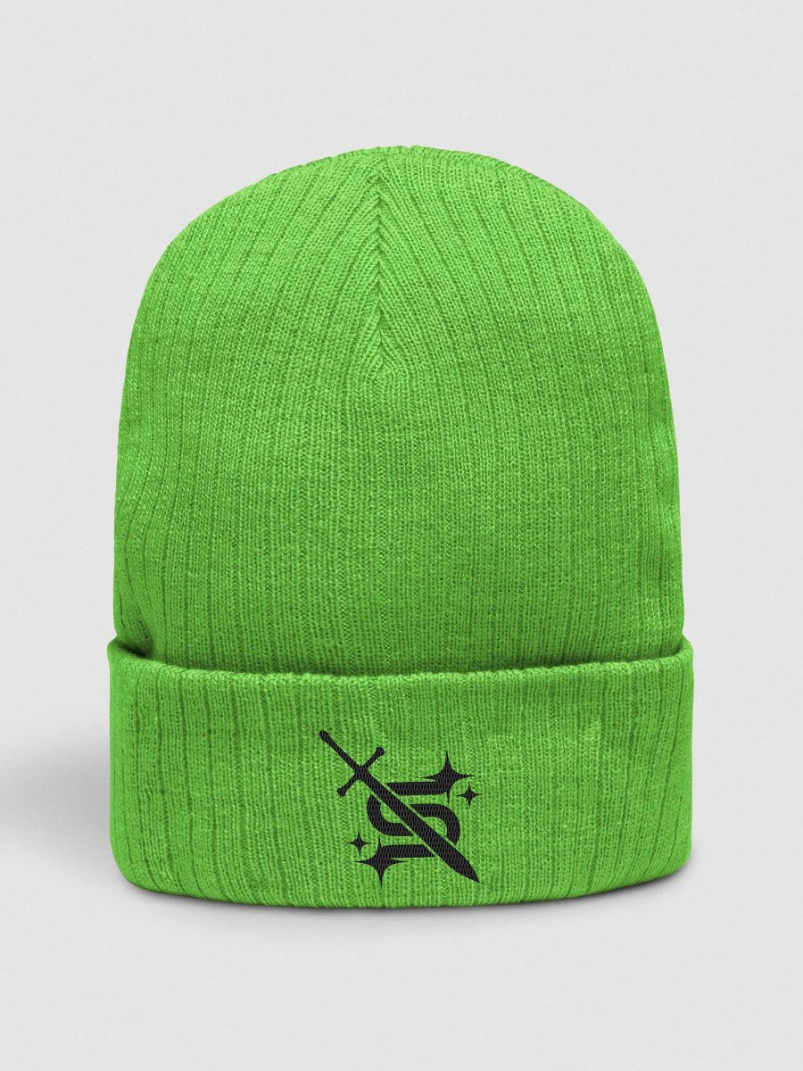 summerslays black logo beanie product image (1)