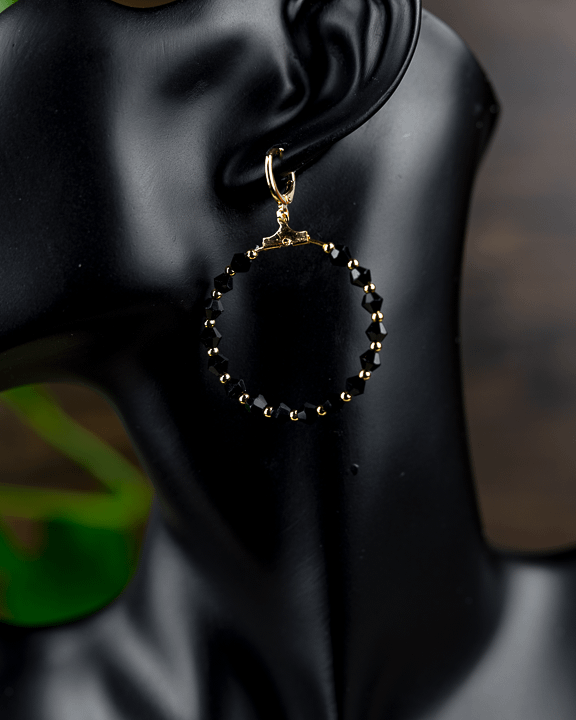 Black and Gold Hoop product image (1)