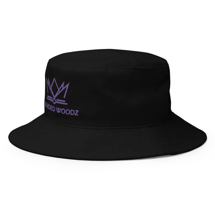 Bearded Woodz Bucket Hat (Purple Embroidery) product image (2)