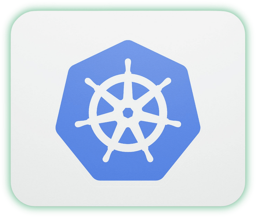 Kubernetes Icon Mouse Pad product image (1)